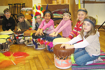 Musikalische Früherziehung mit englischem Sprachkonzept